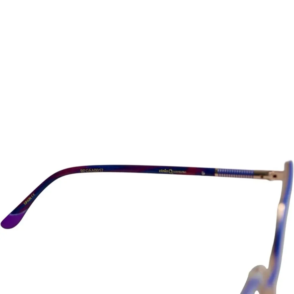 Etnia Barcelona Adele Eyeglasses BLPG 51-19-140 | Blue Pink Gold | Women’s